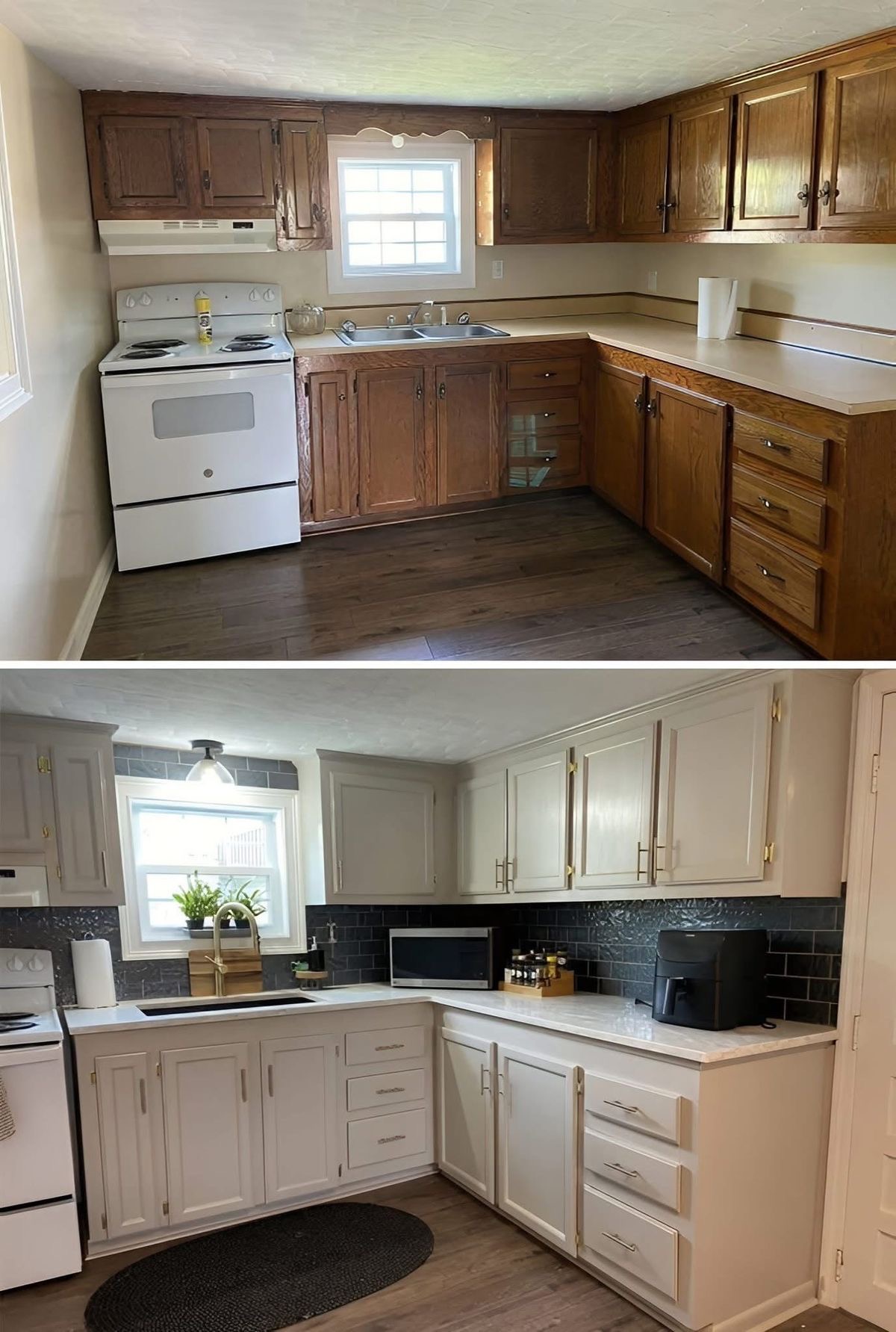 Kitchen Cabinet Painting Project 1