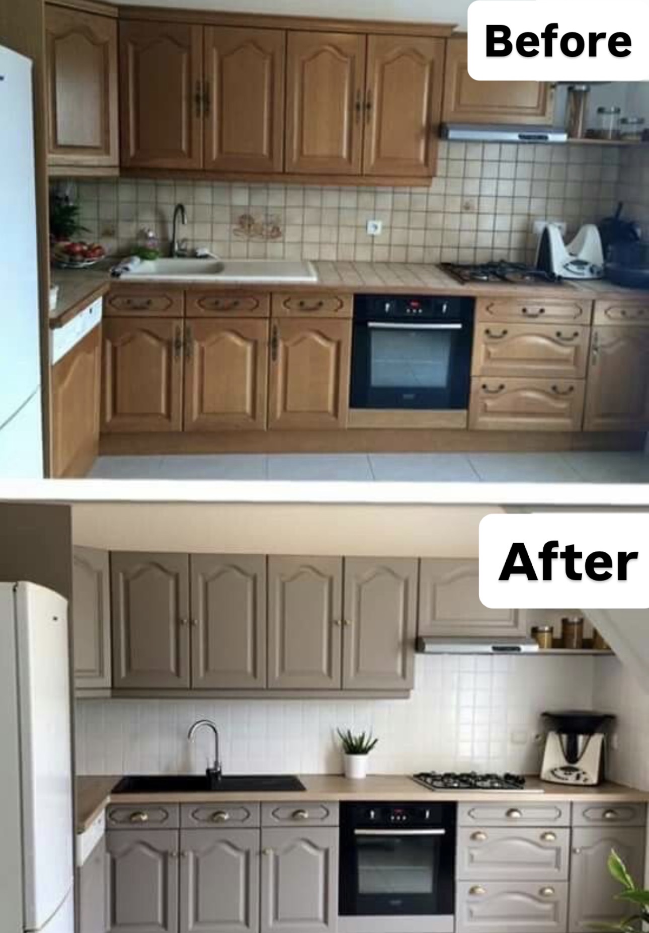 Kitchen Cabinet Painting Project 1